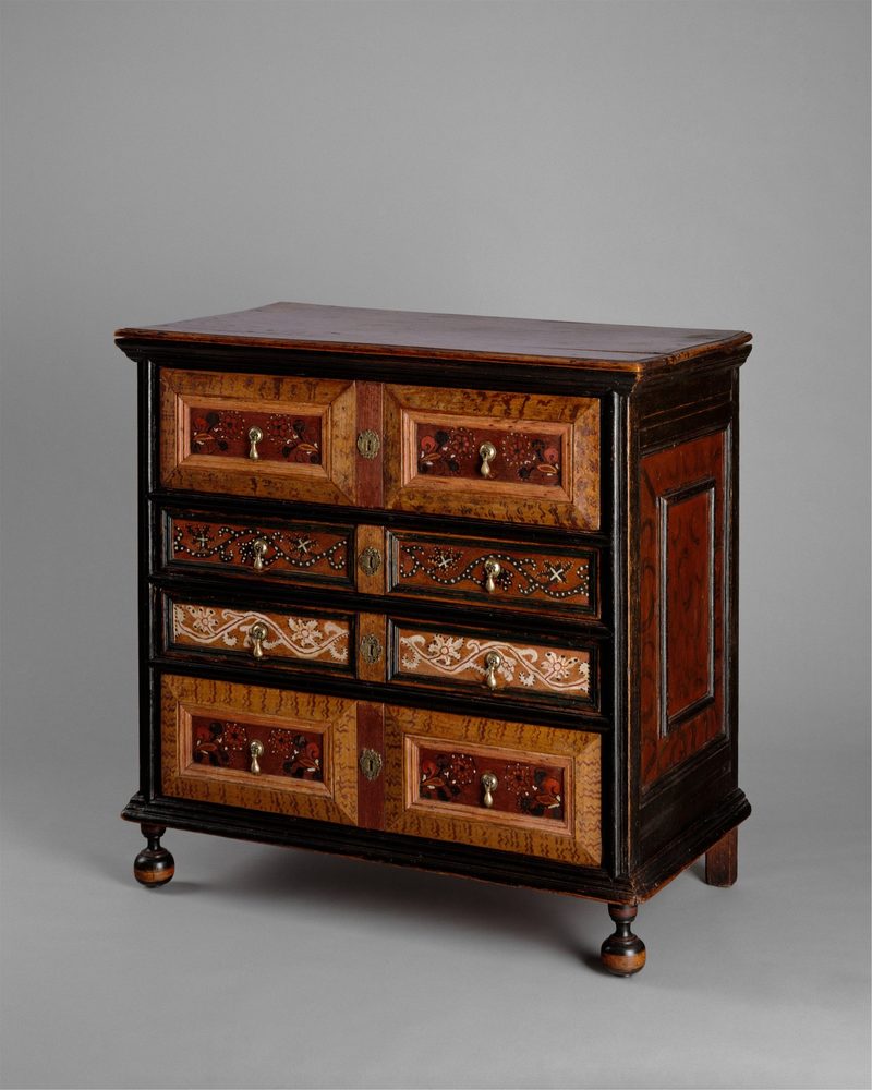 Commode marquetée en ronce (demo) - photo 1